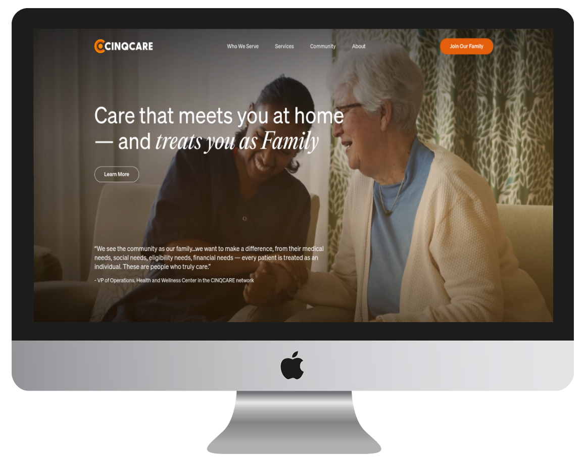 Healthcare & Community Care Management Website
