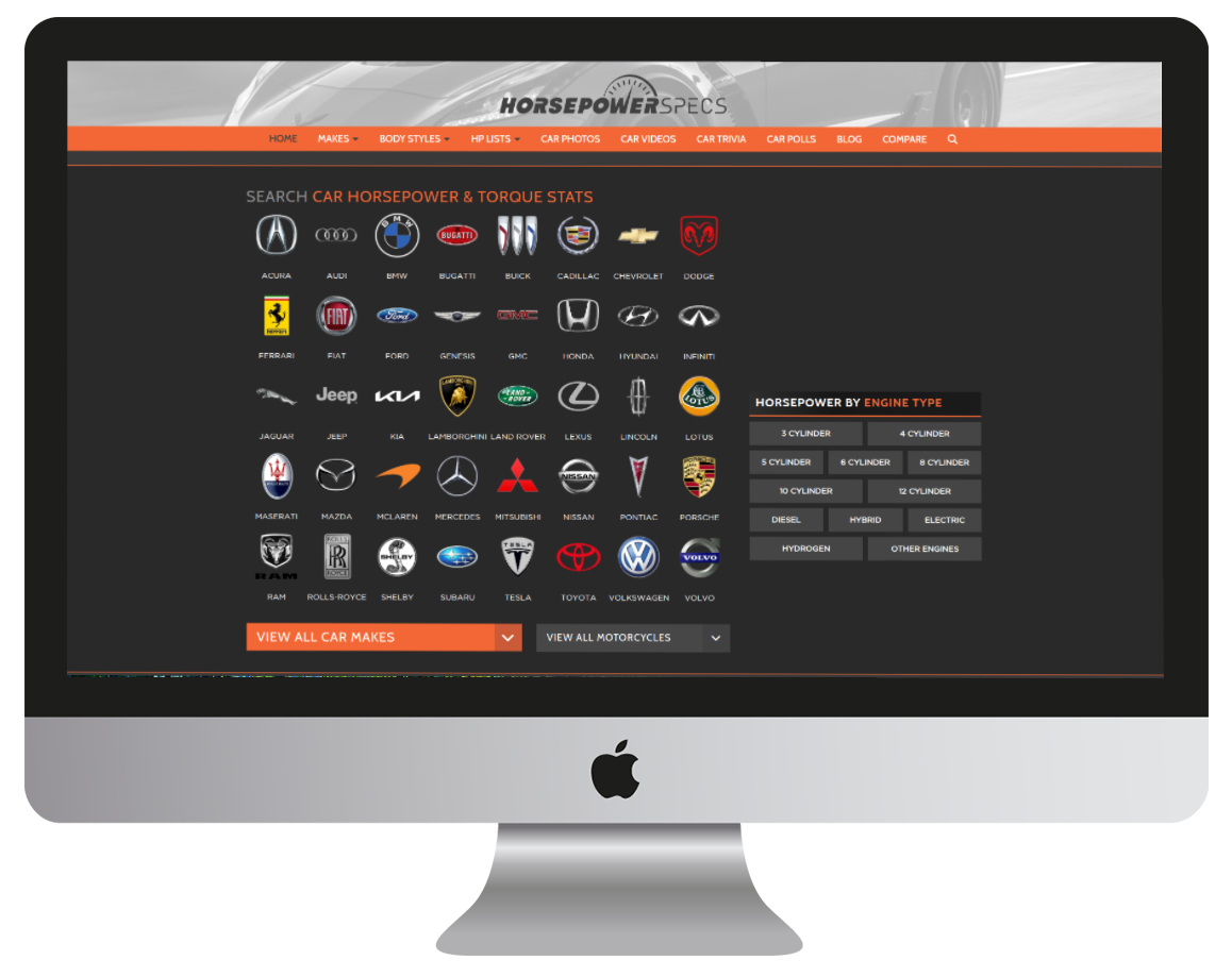 Horsepower Specs – Automotive Performance & Vehicle Specifications Portal