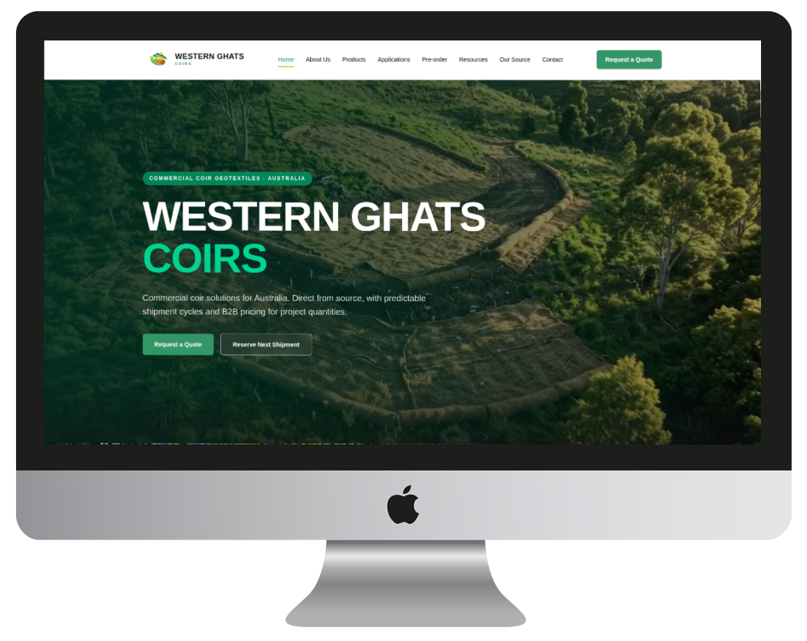 Western Ghats Coirs – Quote & Order Management Platform