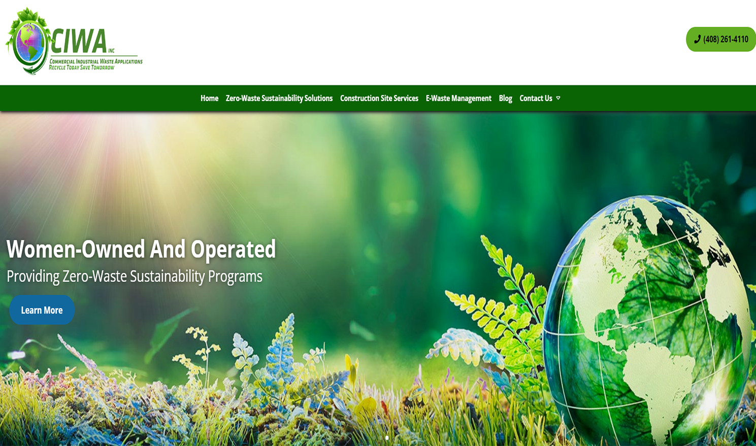 CIWA Inc Sustainability & Waste Management Website